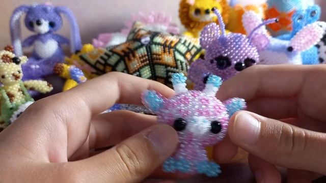 Обзор нового бисера. Обзор на мои новые амигуруми. смотреть онлайн