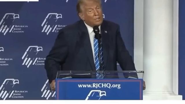 トランプ大統領、イスラエルとハマスとの戦争について語る。