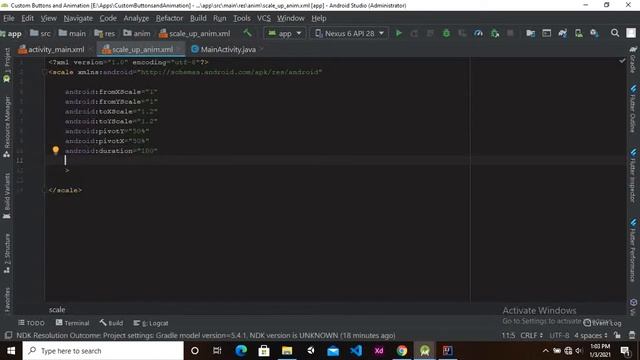 How to create custom button designs and click animations - Android Studio | Android App Developmen смотреть онлайн