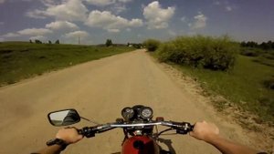 Покатушка на Минске 125 I еду на дачу