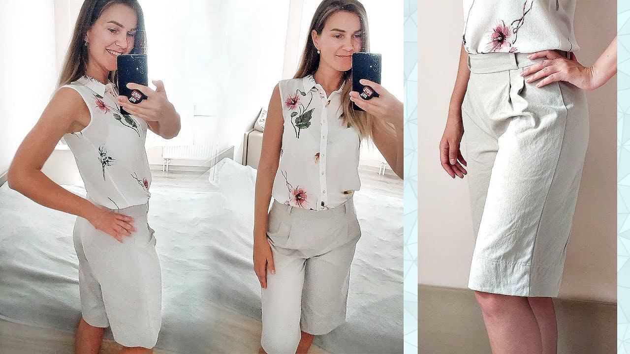 Как сшить шорты бермуды? Справится даже новичок! смотреть онлайн