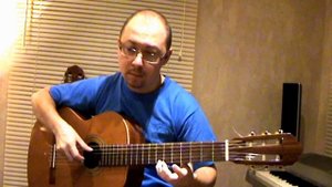 Клён ты мой опавший - на гитаре