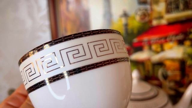 Чайный сервис аврора костяной фарфор Япония