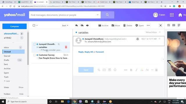 2019 11 07 12 08 Java Programming Class - Variable memory space and Code block