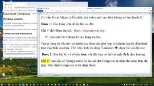 Hướng dẫn cài đặt trình quản lý source code Composer