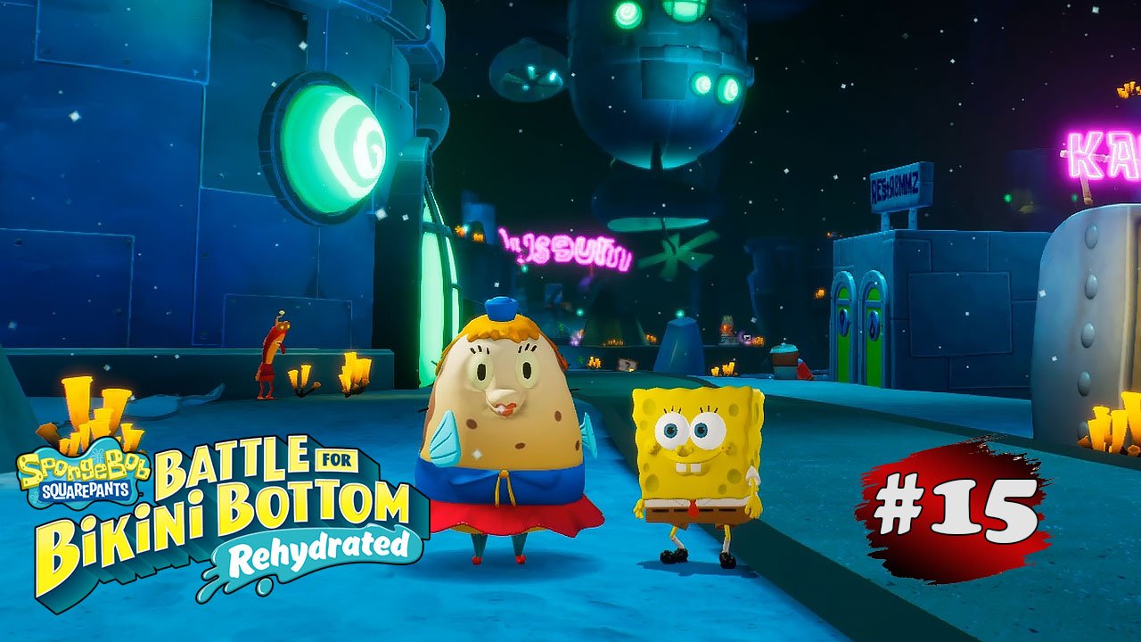 ГУБКА БОБ ИГРА #15 ? SpongeBob SquarePants: BFBBR - Рок Боттом. Собираем Картины и Лопатки