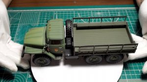 Модель УРАЛ 4320, масштаб 1/35, Trumpeter (Часть #2, Итоги сборки)