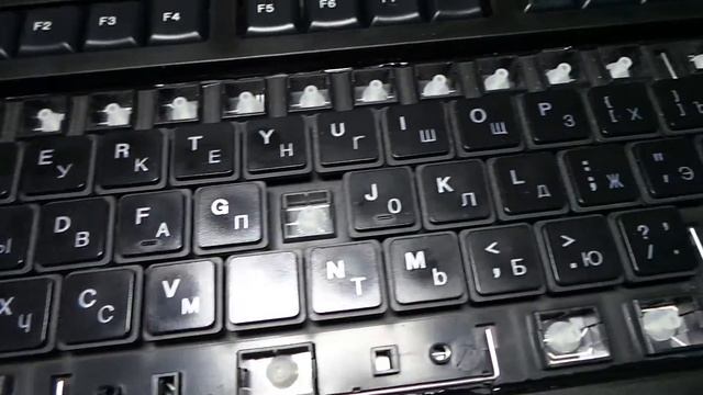 Делаем подсветку клавиш на беспроводной клавиатуре своими руками (часть-3) смотреть онлайн