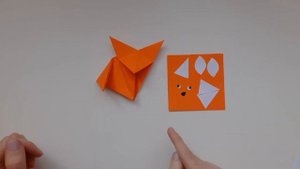 Лиса из бумаги. Как сделать оригами лисичку | How to make a Paper Fox. ORIGAMI Paper FOX. DIY