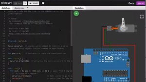 Servo Motor and Arduino UNO Simulation - Step by step guide | Wokwi Arduino Simulator