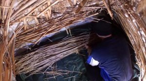 ❄ Примитивный дом из снега своими руками: опыт строительства и ночевки | Бушкрафт Гордеевых