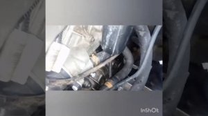 Установка предпускового подогревателя двигателя Лунфей на рено меган 2.