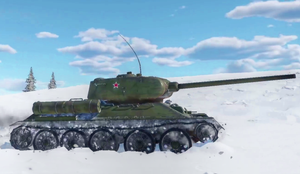 Бой на танке Т-34-85 в War Thunder.