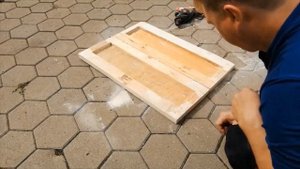Складной походный столик из фанеры. Своими руками.