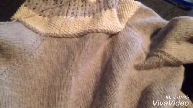 Вязание зимнего свитера из кашемира смотреть онлайн