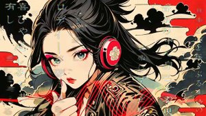Japanese Modern Fusion_ shamisen & Metal BGM2