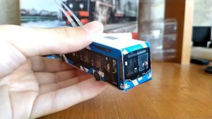 Модель троллейбуса 6281 Адмирал из бумаги