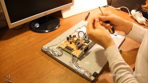 Ремонт монитора своими руками