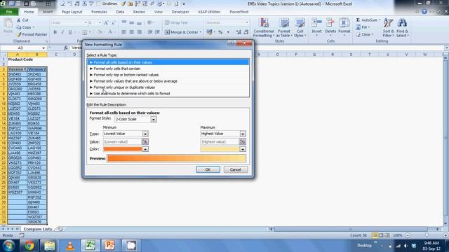EffEx Efficient Excel - Using Conditional Formatting to highlight Unique Values смотреть онлайн
