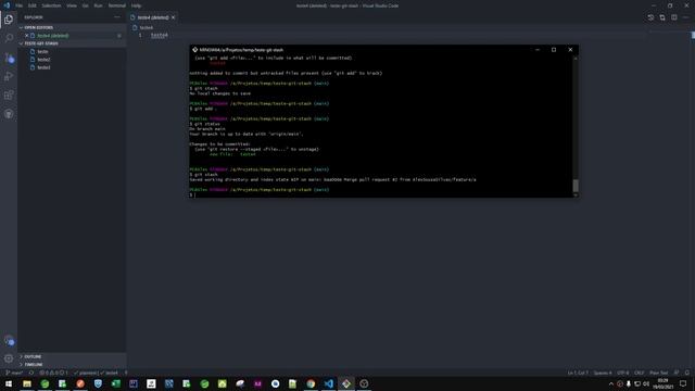 Utilizando o Git Stash смотреть онлайн