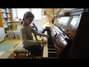 Марианна Лемешкина, 8 лет. К.Черни, Избранные этюды, 2 часть, № 12, 15 и 28