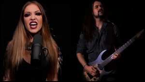 In Flames - Only For The Weak (Cover by Vicky Psarakis & Quentin Cornet)