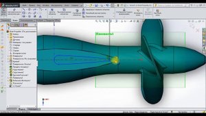 9.1.1 Построение 3D-модели винторулевой колонки в SolidWorks (продолжение)