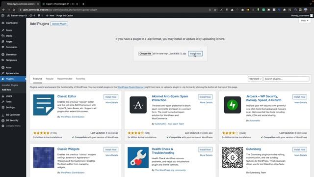 How to transfer your WordPress website to another domain with a plugin - in 1 minute смотреть онлайн