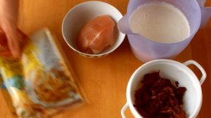 Макароны в сливочном соусе с курицей и грибами. Готовим домашнюю пасту. Вкусные идеи от Maggi