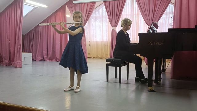Мария Захарова, 9лет, флейта. П.И. Чайковский "Баркарола" Барвихинская ДШИ