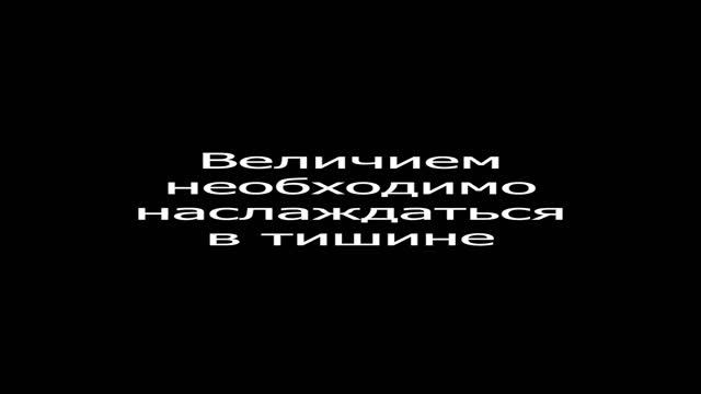 Наслаждайся в тишине