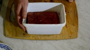 Карбонад свиной сыровяленый. Короткая инструкция.