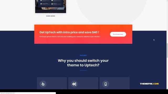Uptech - IT Solutions and Services WordPress Theme startup technology support Noa смотреть онлайн