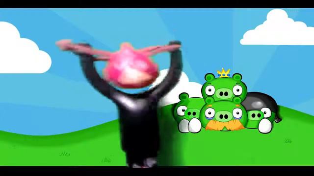 Angry Birds Green Screen смотреть онлайн