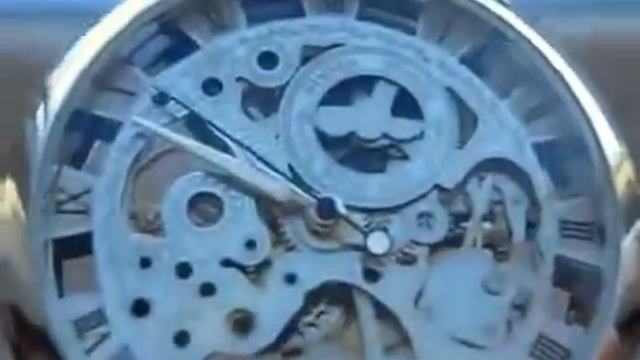 Модные механические мужские часы Скелетоны Winner