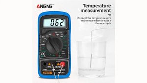 мультиметры ANENG AN8205C мультиметр Цифровой тестер цифровые транзистор тестер мультиметр