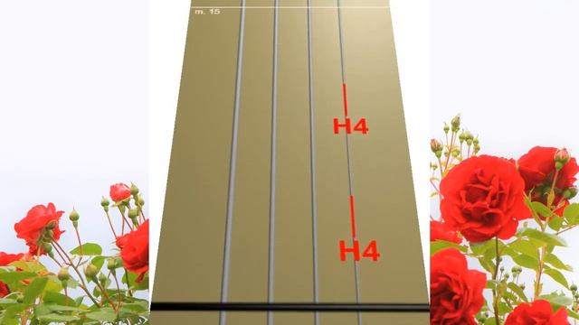 TO A WILD ROSE Op.51, No.1 by Edward MacDowell (1861- 1908) - ANIMATED VIOLIN TAB смотреть онлайн