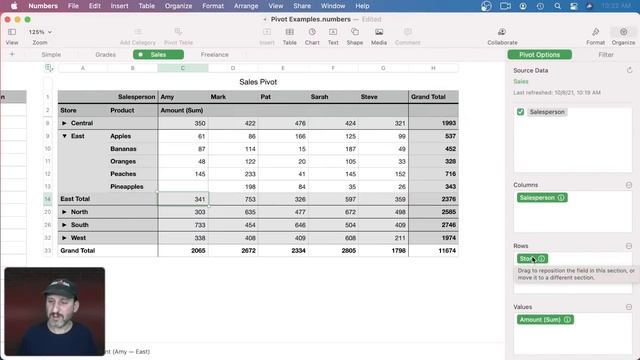 Working With Pivot Tables In Numbers смотреть онлайн