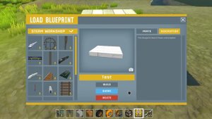 Гайд по игре Scrap Mechanic | Как сохранить и загрузить постройку в стим?