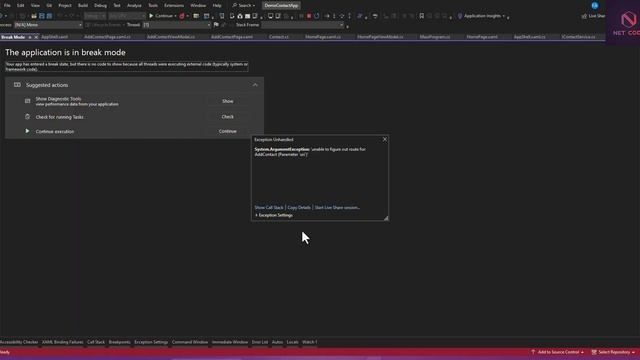 .NET Maui Apps | Grouping data (Contact List) from SQLite database with MVVM in Mobile applications