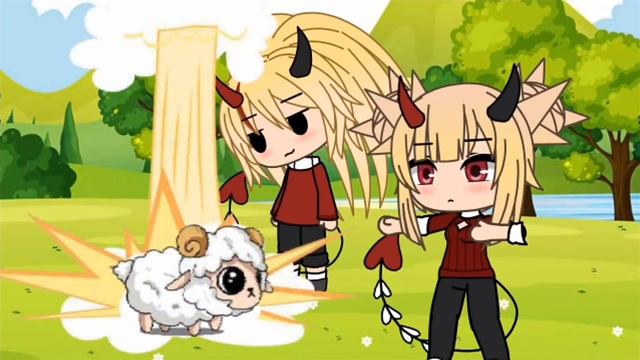 Мини-фильм "Демон среди людей" || Gacha Life смотреть онлайн