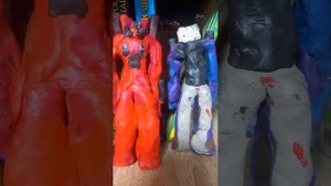 скибиди туалет ? фигурки из пластилина