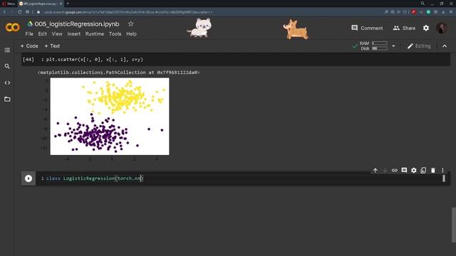 05 PyTorch tutorial - How to create a logistic regression model in PyTorch