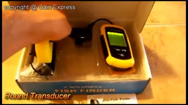 Портативный эхолот Fish Finder смотреть онлайн