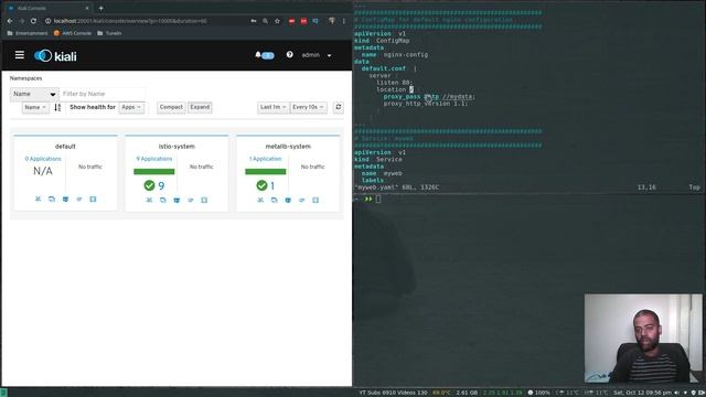 [ Kube 57 ] Istio demo with Kiali and traffic management смотреть онлайн