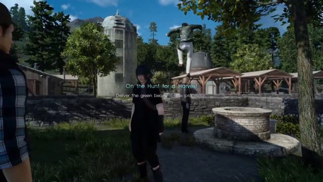 FINAL FANTASY XV Funny Bug Glitch Gladiolus likes Ignis Trampoline Head смотреть онлайн