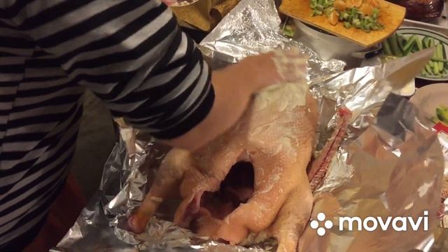 Маринованный гусь с киви, нежнейшее мясо. Киви  делает мясо нежным и сочным