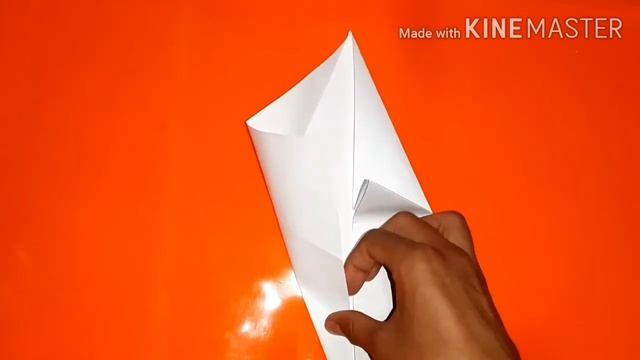 Как сделать оригами КИТА из бумаги А4 ?