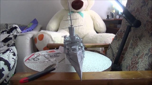 Сборка Броненосного Крейсера 1 ранга "Баян" смотреть онлайн