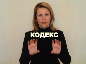 ЖЕСТОВЫЙ ЯЗЫК. СЛОВАРЬ. Кодекс